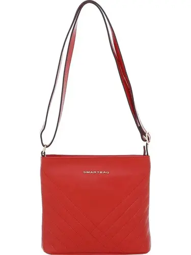 Bolsa Transversal Smartbag Couro Scarlet - 73248.23