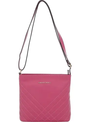 Bolsa Transversal Smartbag Couro Orquidea - 73248.23