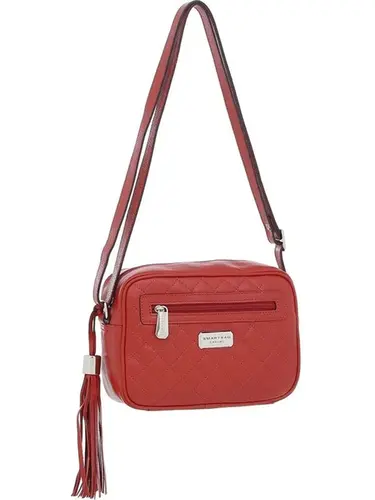 Bolsa Transversal Smartbag Couro Vermelho - 71251.22