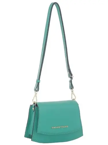 Bolsa Transversal Smartbag Couro Esmeralda - 73050.23