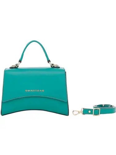 Bolsa Alca de Mao Smartbag Couro Esmeralda - 73041.23