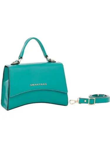 Bolsa Alca de Mao Smartbag Couro Esmeralda - 73041.23