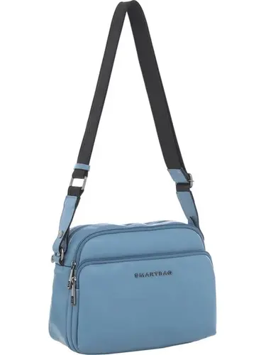 Bolsa Transversal Smartbag Couro Petroleo - 74043.23
