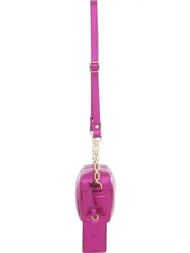 Bolsa Transversal Smartbag Metalizado Cristal Pink - 74062.23