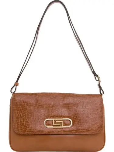Bolsa Transversal Smartbag Couro Whisky 76058.24