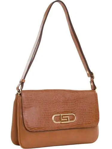 Bolsa Transversal Smartbag Couro Whisky 76058.24