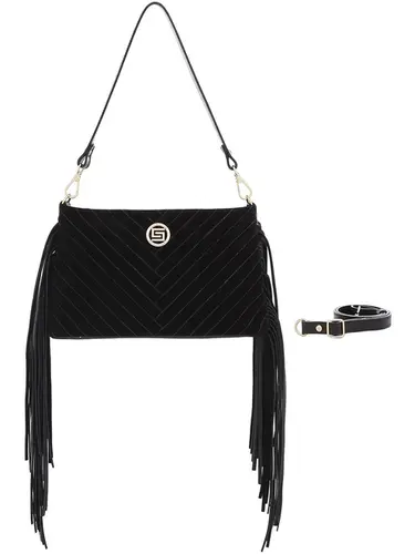 Bolsa Tiracolo Smartbag Camurca Preto - 76051.24