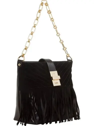 Bolsa Transversal Smartbag Camurca Preto - 76049.24