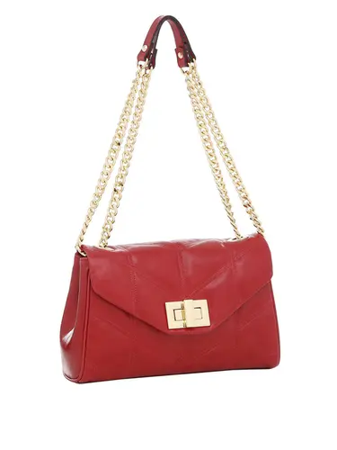 Bolsa Tiracolo Smartbag Couro Cereja - 76045.24
