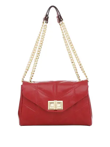 Bolsa Tiracolo Smartbag Couro Cereja - 76045.24
