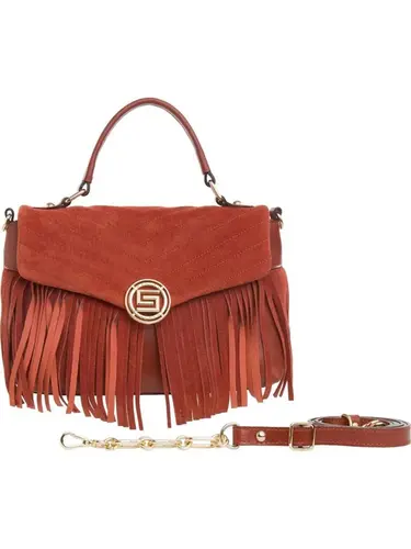 Bolsa Alca de Mao Smartbag Camurça Telha - 76050.24