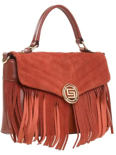Bolsa Alca de Mao Smartbag Camurça Telha - 76050.24