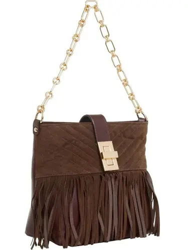 Bolsa Transversal Smartbag Camurca Chocolate - 76049.24