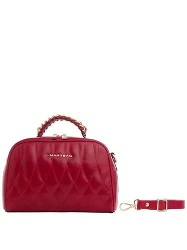 Bolsa Alca de Mao Smartbag Couro Cereja - 76002.24