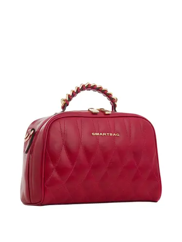 Bolsa Alca de Mao Smartbag Couro Cereja - 76002.24