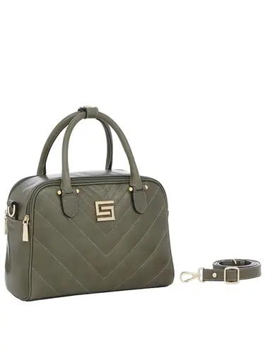 Bolsa Alca de Mao Smartbag Couro Musgo - 76010.24
