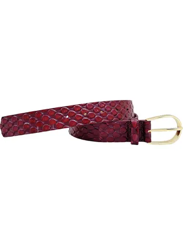 Cinto Couro Vaqueta Drops Burgundy - 78403.25
