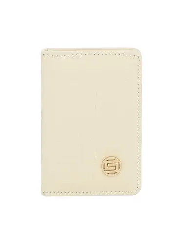 Carteira Croco Marfim  - 78373.25