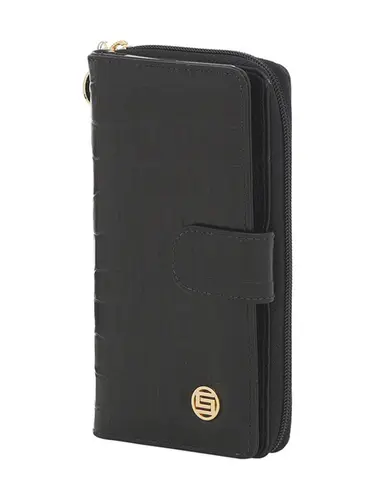 Carteira Croco Preto - 78375.25