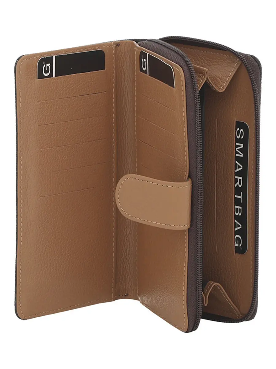 Carteira Milano Chocolate-Caramelo - 87375.25 - Carteira Milano