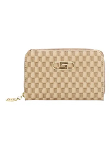 Carteira Couro Vaqueta Drops Blush - 78390.25