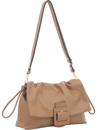 Bolsa Transversal Couro Caramelo Pequena 78080.25