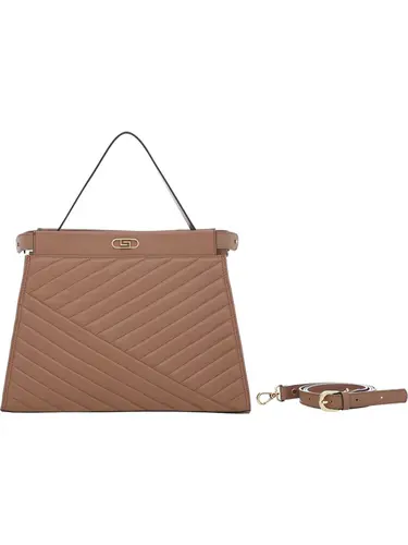Bolsa Tiracolo Couro Canela Media 78071.25