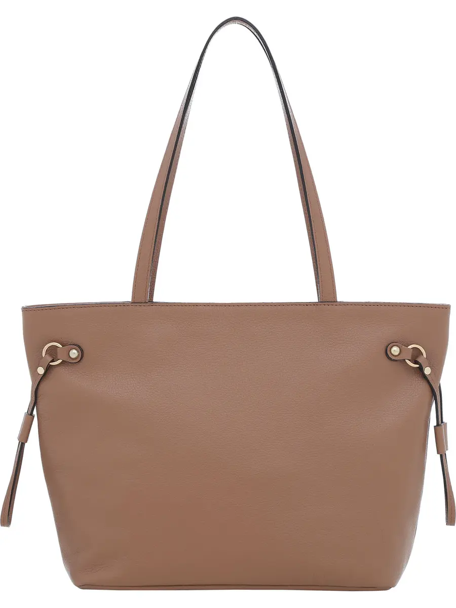 Bolsa Tiracolo Couro Mocha Mousse Grande 78085.25 - Bolsa Tiracolo