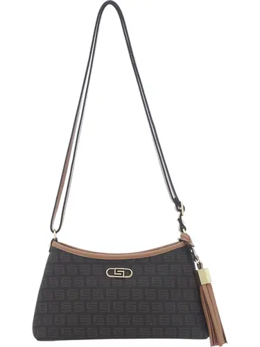 Bolsa Transversal Milano Chocolate/Caramelo Pequena 87016.25