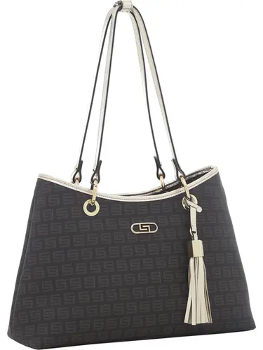 Bolsa Tiracolo Milano Chocolate/Ouro Light Media 87017.25