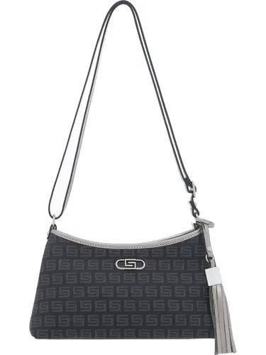 Bolsa Transversal Milano Preto/Inox Pequena 87016.25