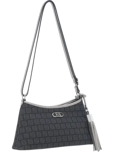 Bolsa Transversal Milano Preto/Inox Pequena 87016.25