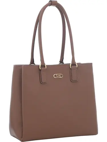 Bolsa Tiracolo Couro Canela Media 78075.25
