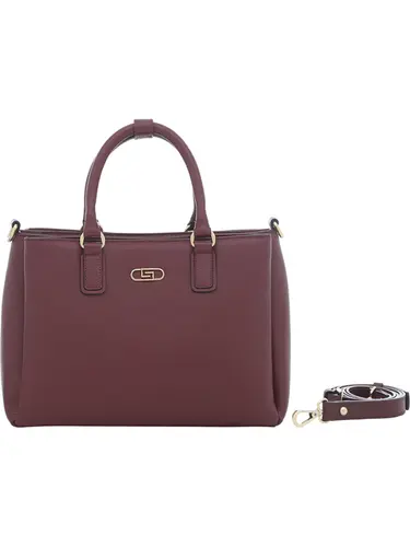 Bolsa Tote Couro Burgundy Grande 78074.25