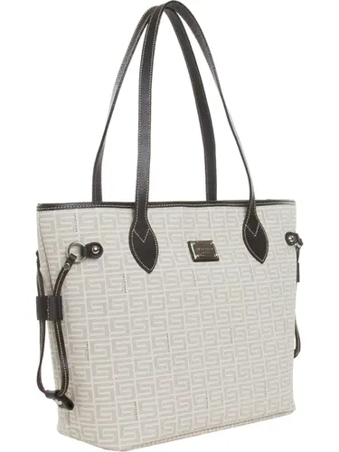 Bolsa Tiracolo Smartbag Veneza Creme/Preto 85009.25