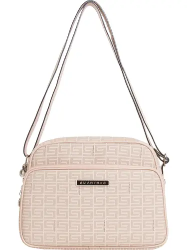 Bolsa Transversal Smartbag Veneza Nude - Bege - 85012.25