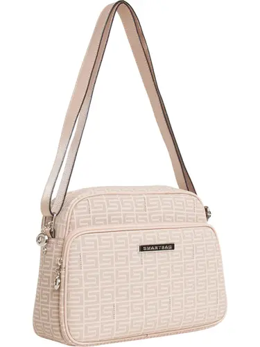 Bolsa Transversal Smartbag Veneza Nude - Bege - 85012.25