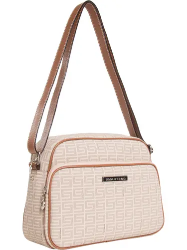Bolsa Transversal Smartbag Veneza Nude/Avela - 85012.25
