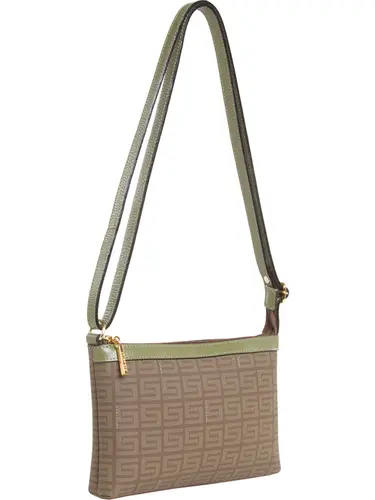 Bolsa Transversal Smartbag Veneza Caqui - Oliva - 85014.25