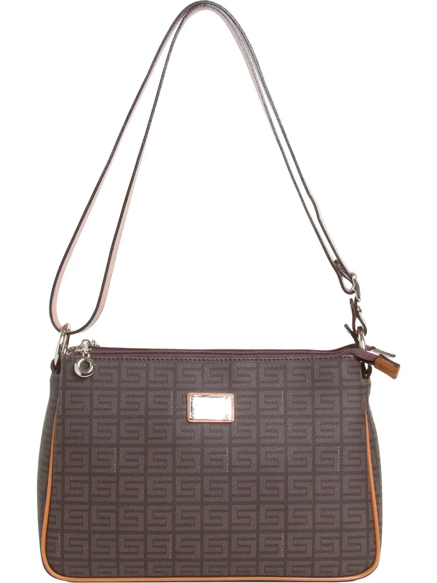 Bolsa Transversal Smartbag Veneza Chocolate - Caramelo - 85015.25