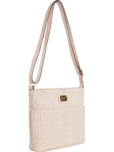 Bolsa Transversal Smartbag Veneza Nude - Bege - 85016.25