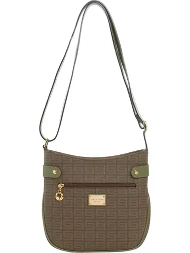 Bolsa Transversal Smartbag Veneza Caqui/Oliva  85018.25