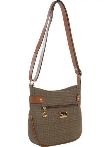 Bolsa Transversal Smartbag Veneza Caqui/Avela 85018.25