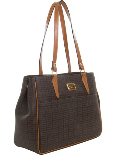 Bolsa Tiracolo Smartbag Veneza Chocolate/Caramelo Grande 85022.25