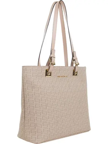 Bolsa Tiracolo Smartbag Veneza Nude/Bege Grande 85021.25