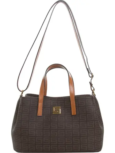 Bolsa Transversal Smartbag Veneza Chocolate/Caramelo Media  85026.25