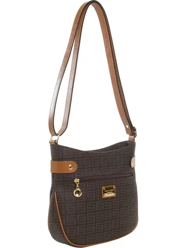 Bolsa Transversal Smartbag Veneza Chocolate - Caramelo  85018.25