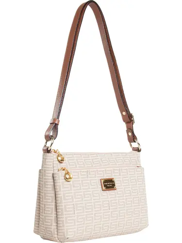 Bolsa Transversal Smartbag Veneza Nude/Avela Media 85024.25