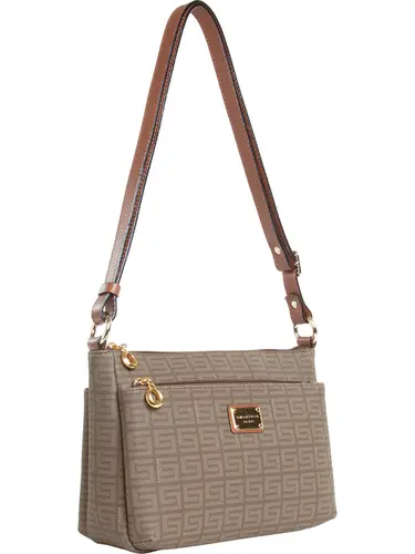 Bolsa Transversal Smartbag Veneza Caqui/Avela Medio 85024.25