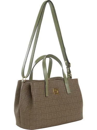 Bolsa Transversal Smartbag Veneza Caqui/Oliva Media 85026.25